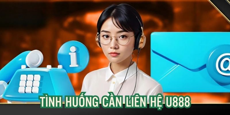 Những tình huống người dùng nên liên lạc U888