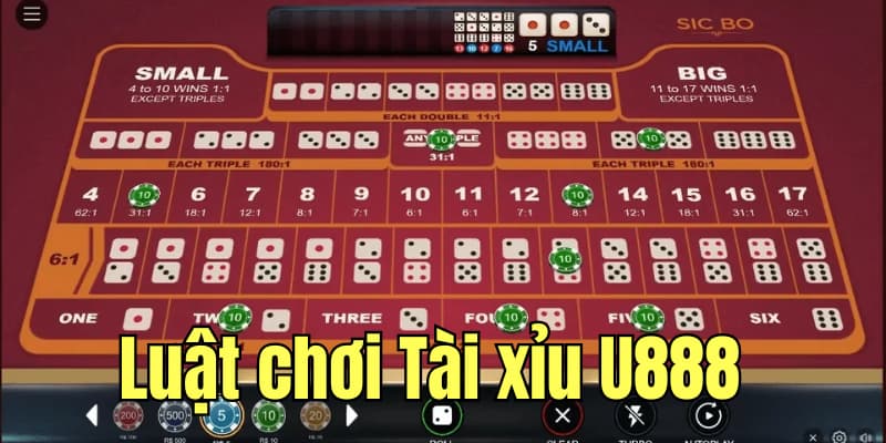 Khám phá luật chơi game Tài Xỉu U888 chi tiết 